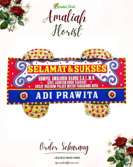 Papan Bunga Ucapan Selamat Mahawu